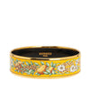 Secondhand Hermès Wide Enamel Wheat and Fruits Bangle GM