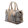 Burberry Smoke Check Coated Canvas Gilmoure Satchel Secondhand