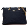 Prada Impuntu Tessuto Chain Tote Secondhand
