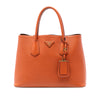 Prada Medium Saffiano Cuir Double Handle Satchel Secondhand
