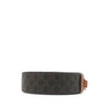 Celine Triomphe Coated Canvas Embroidered Round Purse on Strap Secondhand