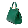 Dolce & Gabbana Small Iguana Embossed Calfskin Miss Sicily Satchel Secondhand
