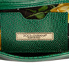 Dolce & Gabbana Small Iguana Embossed Calfskin Miss Sicily Satchel Secondhand