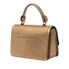 Ferragamo Metallic Calfskin Gancini Seila Top Handle Bag Secondhand