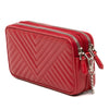 Prada Mini Soft Calf Impunture Diagramme Double Zip Bag Secondhand