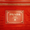 Prada Saffiano Trimmed Tessuto Logo Oro Satchel Secondhand
