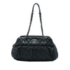 Chanel Quilted Iridescent Calfskin Chic Quilt Bowling Bag Secondhand