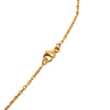 Hermès Gold Plated and Swift O Kelly Pendant Necklace Secondhand