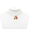 Hermès Gold Plated and Swift O Kelly Pendant Necklace Secondhand
