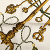 Hermès Les Cles Silk Scarf 90 Secondhand