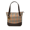 Burberry Haymarket Check Canvas Tote Secondhand