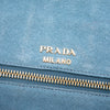Prada Multicolore Glace Calf and Suede Patchwork Etiquette Satchel Secondhand