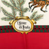 Hermès L Hiver En Poste Silk Scarf 90 Secondhand