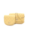 Chanel Quilted Lambskin Side Packs Flap Secondhand