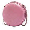 Chanel CC Stitched Calfskin Chain Round Crossbody Secondhand