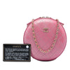 Chanel CC Stitched Calfskin Chain Round Crossbody Secondhand