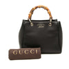Gucci Mini Calfskin Bamboo Shopper Satchel Secondhand