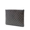 Chanel Large Crinkled Patent O Case Clutch Secondhand