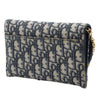Dior Oblique Canvas Saddle Wallet On Chain Secondhand