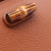 Gucci Small Grained Calfskin Bamboo Top Handle Bag Secondhand