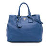 Secondhand Prada Vitello Daino Open Convertible Tote