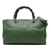 Gucci Medium Calfskin Bamboo Shopper Satchel Secondhand
