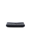 Saint Laurent Chevron Studded Sheepskin Monogram Envelope Chain Wallet Secondhand