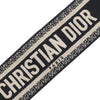Secondhand Dior Embroidered Canvas Bag Strap