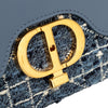 Secondhand Dior Mini Tweed Cannage Jolie Top Handle Bag