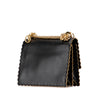 Fendi Small Scalloped Leather Kan I Crossbody Secondhand