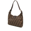 Fendi Zucca Canvas Shoulder Bag Secondhand