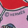Hermès Mille Et Un Lapins Silk Twilly Scarf Secondhand