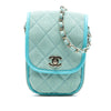 Chanel Mini CC Quilted Denim Crossbody Secondhand
