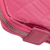 Chanel Quilted Caviar CC Enamel Double Zip Clutch Secondhand