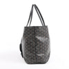 Goyard Saint Louis PM PVC & Leather Shoulder Bag in Black Secondhand