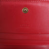 Gucci GG Marmont 466492 Leather Compact Wallet Red Secondhand