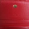 Gucci GG Marmont 466492 Leather Compact Wallet Red Secondhand