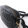 Gucci GG Marmont Leather Crossbody Bag in Black Secondhand
