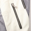 Gucci Litriang Leather Biker Jacket in Metallic Gray x White x Black, 48 IT Secondhand