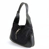 Gucci Jackie shoulder bag in black monogram canvas