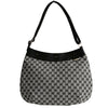 Gucci grey/black GG canvas shopper shoulder bag