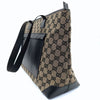 Gucci GG shoulder shopper bag in canvas and leather