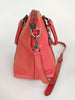 Gucci shoulder bag in coral red leather