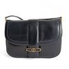 Gucci vintage blue leather shoulder bag