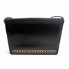 Gucci vintage black leather shoulder bag