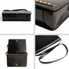 Gucci vintage black leather shoulder bag