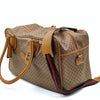 Gucci vintage monogram Web line travel bag