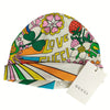 Gucci women's hat in multicolor pure cotton