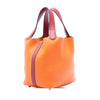 Hermès Bicolor Clemence and Swift Picotin Lock 18 Secondhand