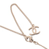 Chanel CC Gold Plated Faux Pearl and Rhinestone Deer Pendant Necklace Secondhand